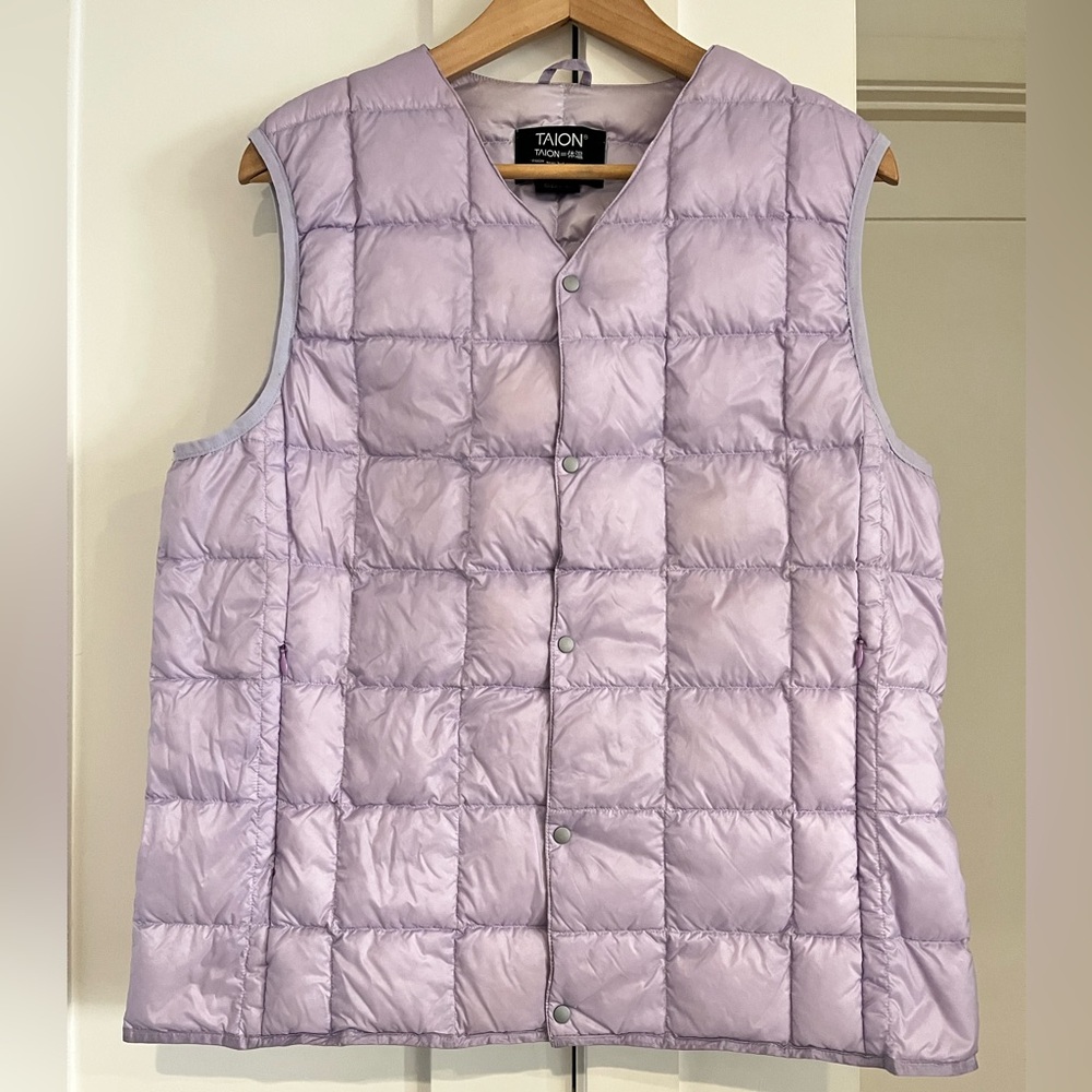 Taion Inner Down Vest Medium Lavender